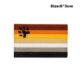 Gay Bear Brotherhood Flag Iron On Embroidered Patch